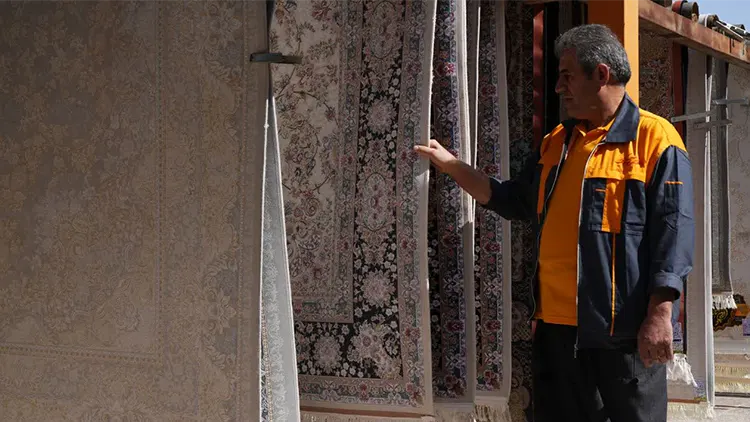 تاثیر نوع فرش در مدت زمان خشک شدن